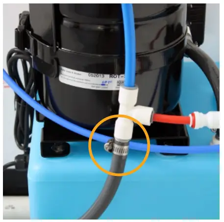 PENTAIR BWS350 Reverse Osmosis (Ro) System With Tank - repressurization assembly