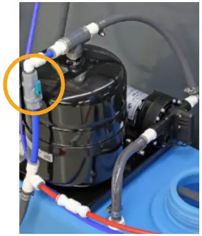 PENTAIR BWS350 Reverse Osmosis (Ro) System With Tank - tank valve