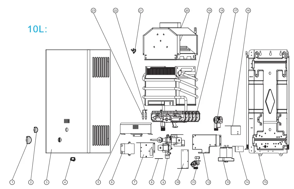 mary G6FNG Gas Tankless Water Heater fig 1
