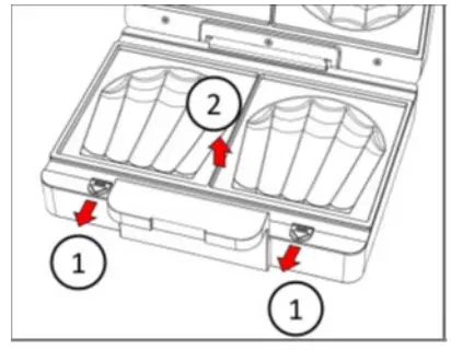 wilfa SAM1B-1000 Sandwich Maker - Lift out the plate