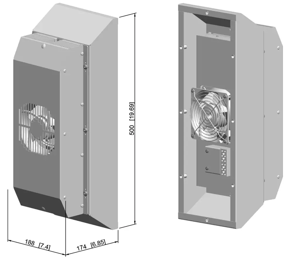SEIFERT 3200305 24V 680 BTU Thermoelectric Cooler - Demintion