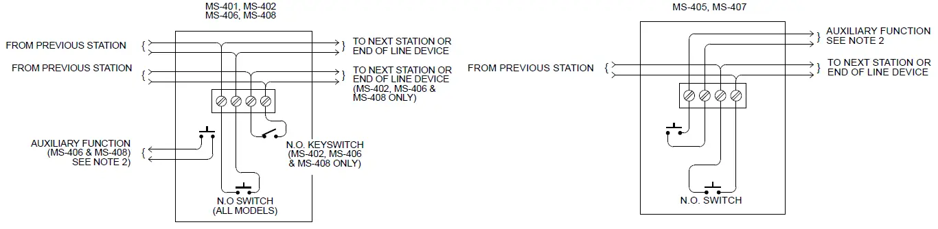 Mircom MS-400 Series Metal Fire Alarm Station 2