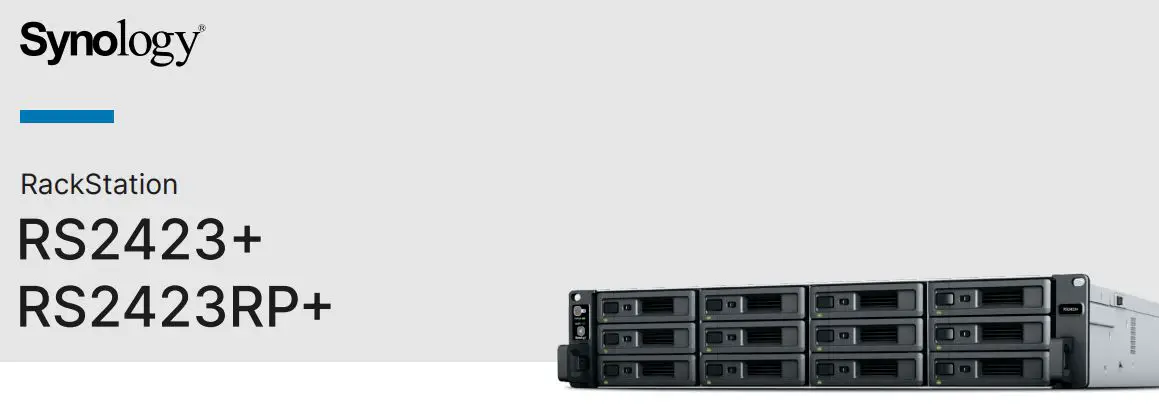 Synology RS2423+ RackStation Instructions