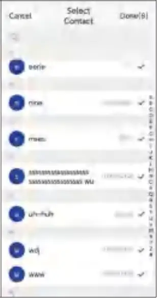 FreeYond 2303008W Smart Watch - Add Contacts 2