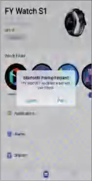 FreeYond 2303008W Smart Watch - Pairing System