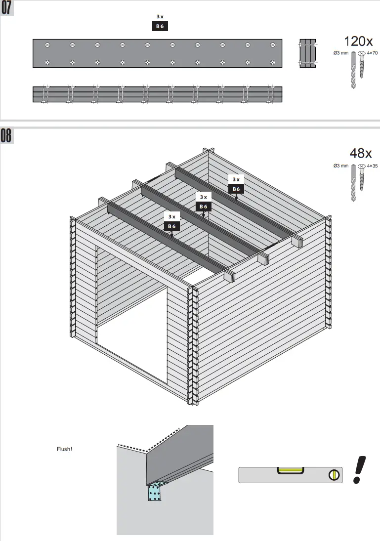kaufen 38369 Garden shed Tossens 5 387 x 297 cm - fig 16