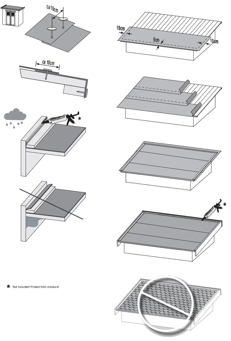 kaufen 38369 Garden shed Tossens 5 387 x 297 cm - fig 19