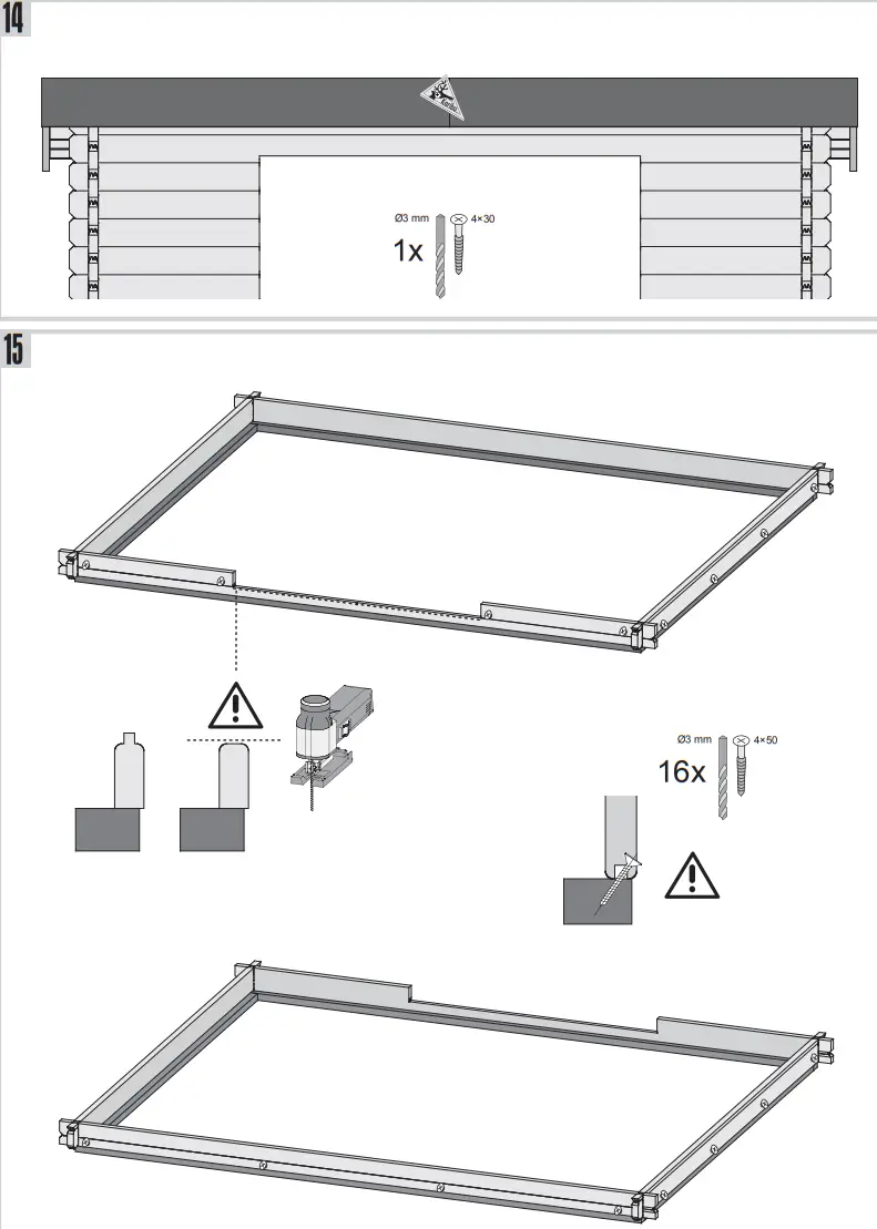 kaufen 38369 Garden shed Tossens 5 387 x 297 cm - fig 22