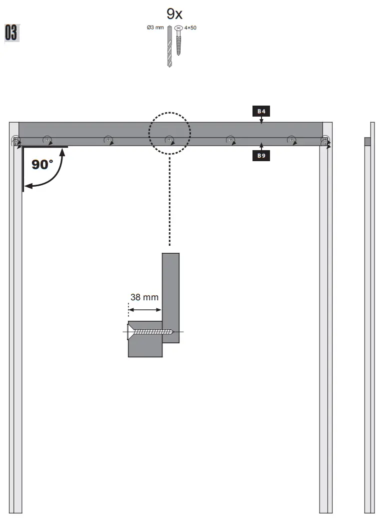 kaufen 38369 Garden shed Tossens 5 387 x 297 cm - fig 27