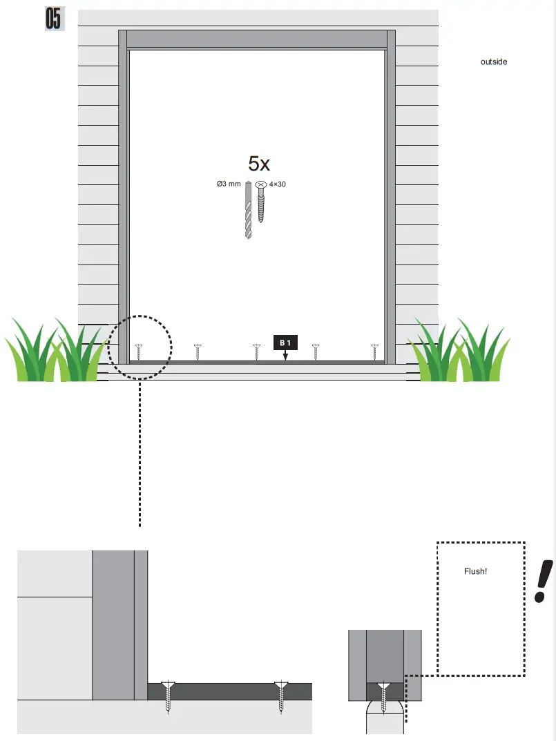 kaufen 38369 Garden shed Tossens 5 387 x 297 cm - fig 29