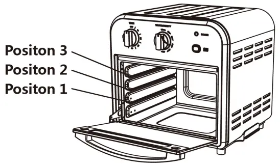 Geek Chef FM1000 Air Fryer Oven - Oven Rack