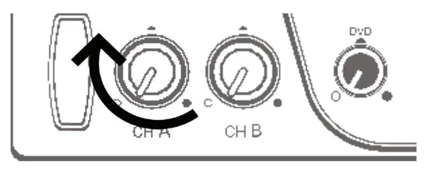 TechLogic IMA-540 Maxim Receiver Amplifier - While speaking into the mic, have someone else slowly increase the volume of CH A
