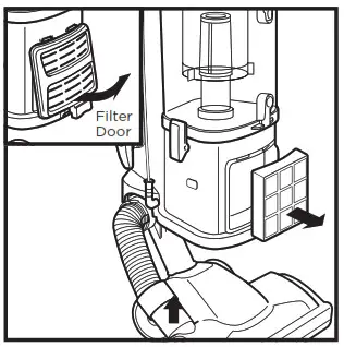 Shark NV360 Navigator Lift-Away Deluxe - CLEANING FILTERS 8