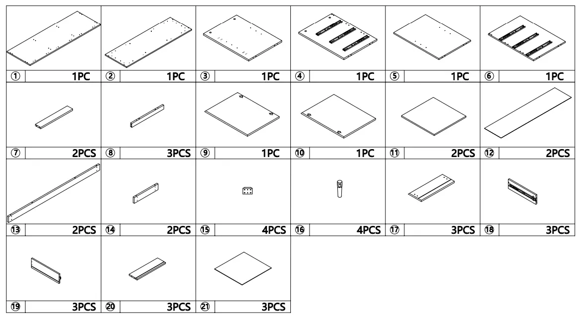 Kmart Thorne Buffet Unit 42942115 -- pat2