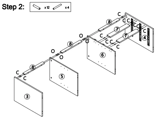 Kmart Thorne Buffet Unit 42942115 -- step2