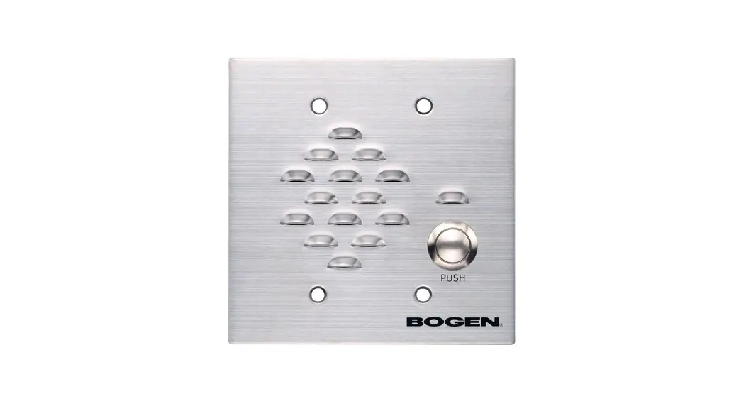 Bogen Adp1 Analog Door Phone Instruction Manual Bogen Adp1 Analog Door Phone Instruction Manual
