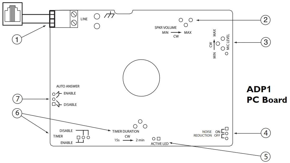 BOGEN ADP1 Analog Door Phone-- Manual