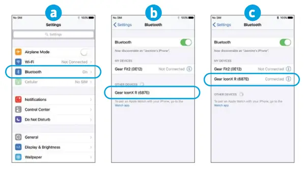 Pairing to an iOS Device