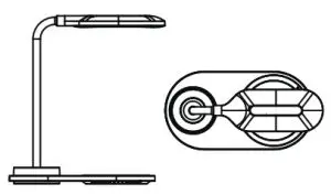 Gelius HT 12 LED Desk Lamp with Wireless Charging