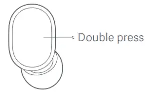 xiaomi TWSEJ061LS True Wireless Earbuds Basic 2 Headphones-Double press