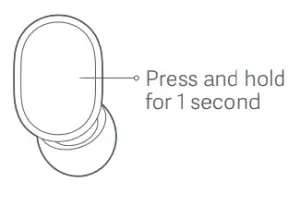 xiaomi TWSEJ061LS True Wireless Earbuds Basic 2 Headphones-Function1