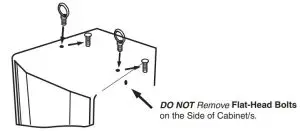 Yorkville EF-Series Powered Full-Range Loudspeakers - Flat-Head Bolt