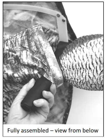 Bird-X Prowler Owl Instruction - Fully assembled