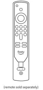 THIRD REALITY YKF473 001 Remote Plus V2 for Alexa Voice Remote-