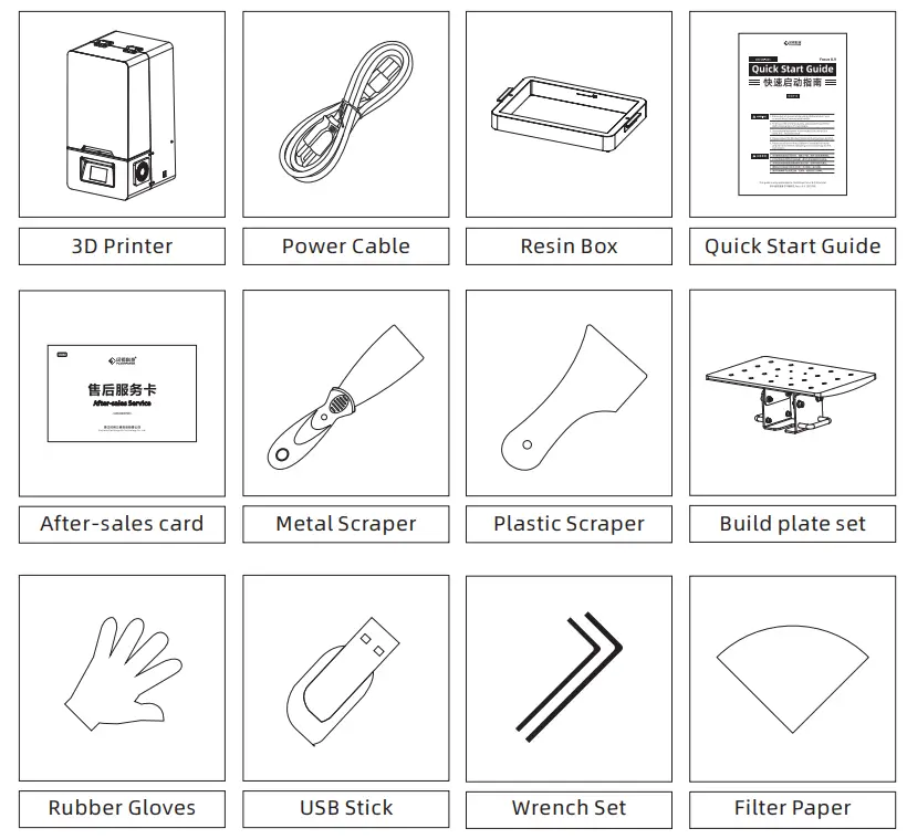 FLASHFORGE Focus 8.9 Dental 3D Printer - Accessory Box
