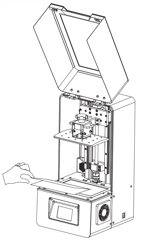FLASHFORGE Focus 8.9 Dental 3D Printer - Leveling 6