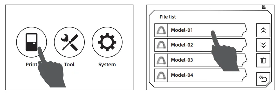 FLASHFORGE Focus 8.9 Dental 3D Printer - Load the model files 1