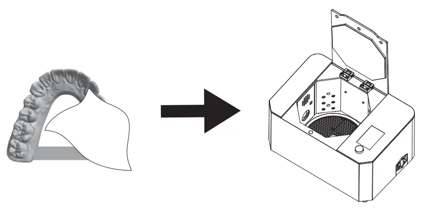 FLASHFORGE Focus 8.9 Dental 3D Printer - Post-processing 4