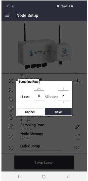 ACKCIO TM V3X0 Tiltmeter Node - Top on