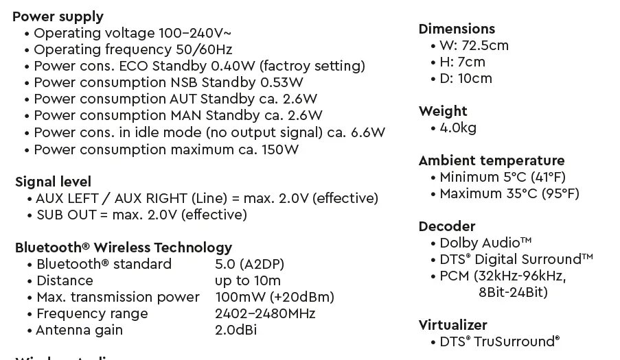 CANTON Sound M Soundbar For TV and Stereo-3