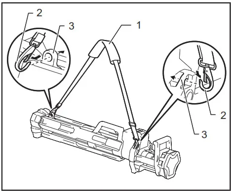 makita DML813 Cordless Worklight- Shoulder belt