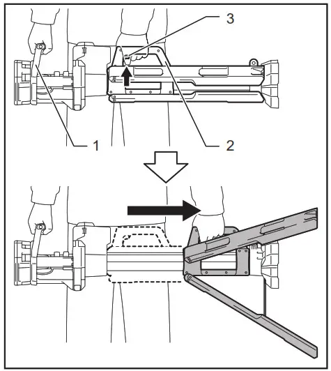 makita DML813 Cordless Worklight- Spreading