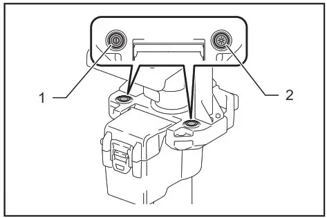 makita DML813 Cordless Worklight- Switch action