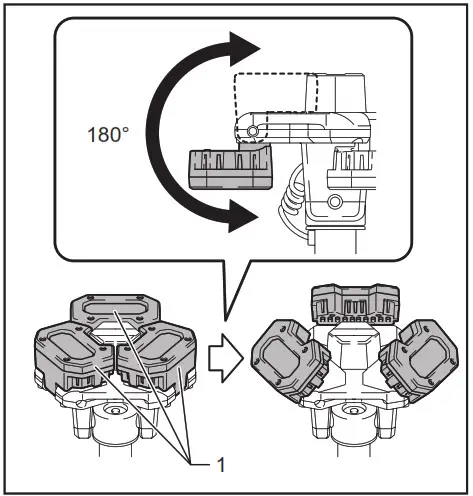 makita DML813 Cordless Worklight- individual lamp