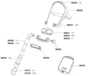 RESMED 60512 Mirage Swift II Nasal Pillows System - Components Card