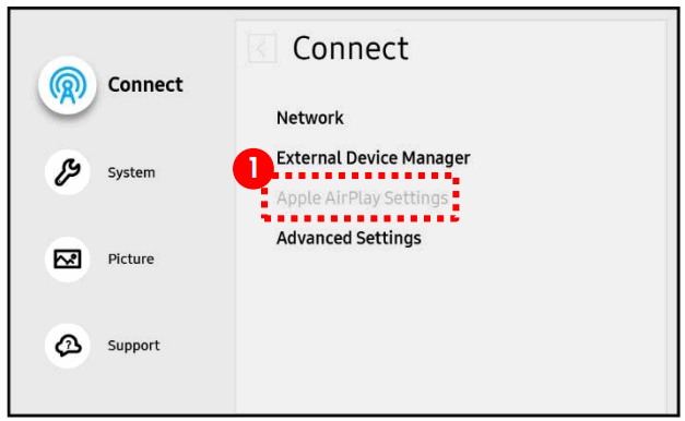 SAMSUNG WMR Series Apple AirPlay 2 on Flip 2 - AirPlay
