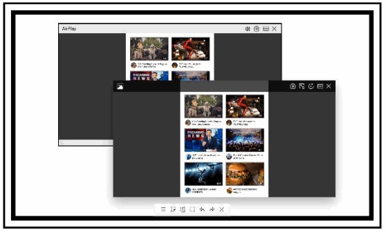 SAMSUNG WMR Series Apple AirPlay 2 on Flip 2 - Captured image
