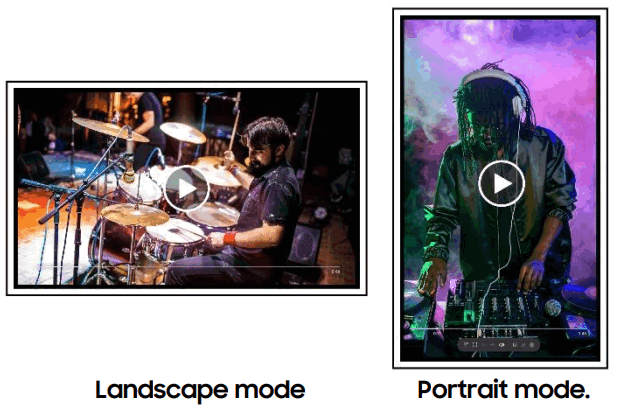 SAMSUNG WMR Series Apple AirPlay 2 on Flip 2 - Full Screen