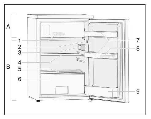 BOSCH KTL15NWFA Integrated Fridge-Freezer 17