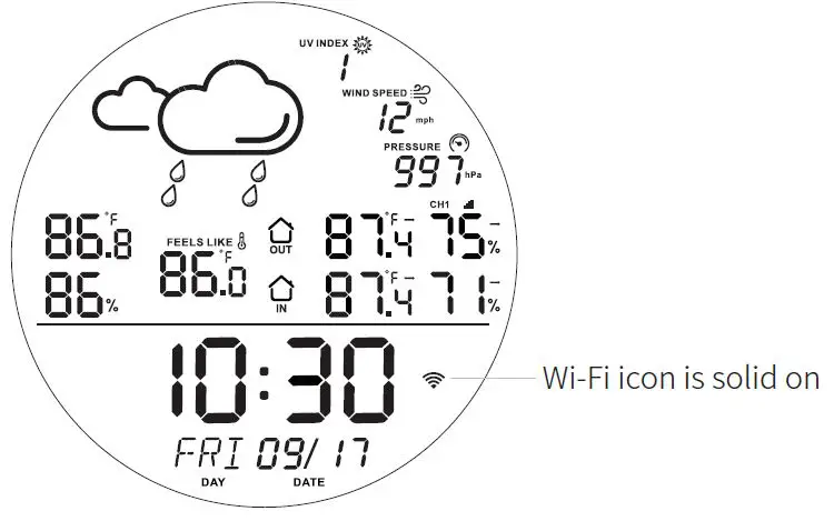 BliTZWOIF BW-WS02 Smart Weather Station with Clock fig26