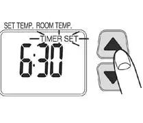 SETTING THE REQUIRED TEMPERATURE 02