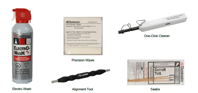 CAMPLEX 304 Hybrid Connectors Fiber Optic Cleaning Kit for Lemo Smpte fig-2