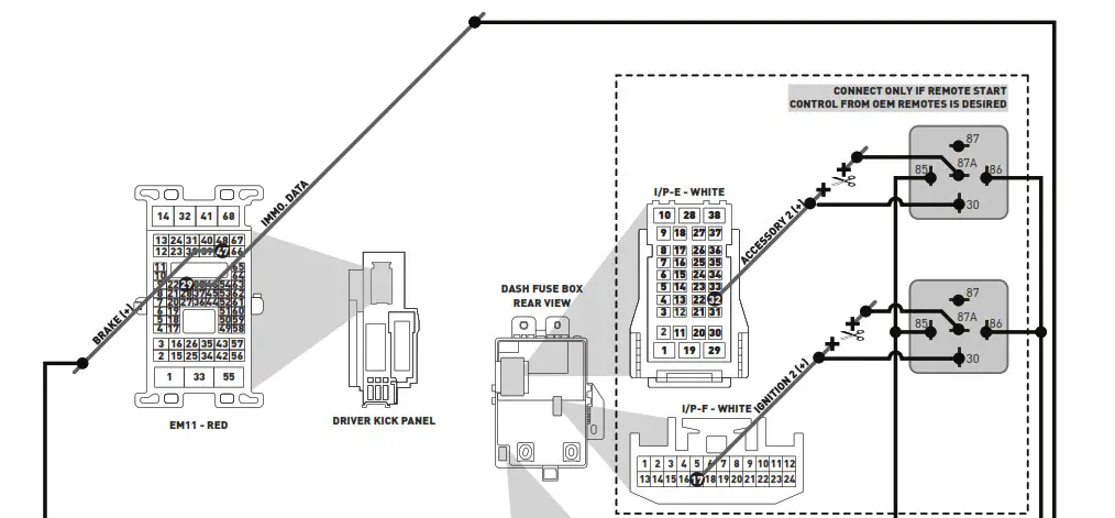 idatalink BLADE AL Network Programmable Data Immobilizer Integration Cartridge - TYPE 1 WIRING DIAGRAM 1