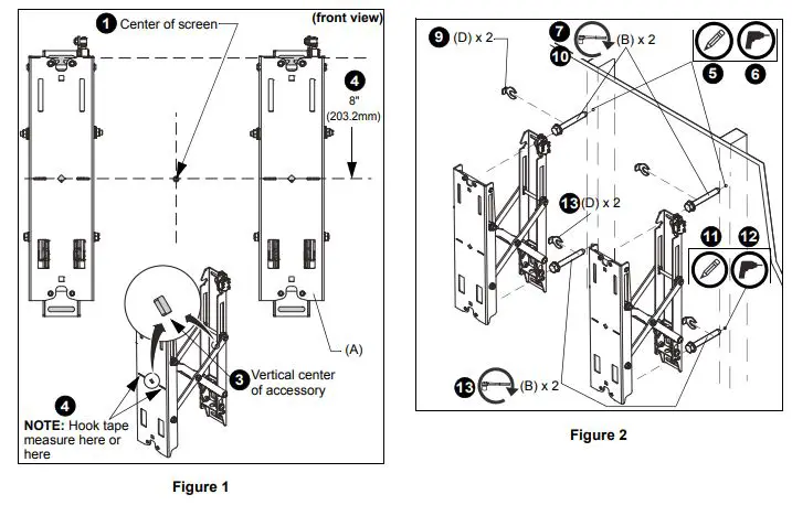 CHIEF Fusion Pull-Out Accessory - Installation
