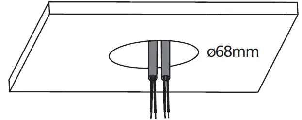 TIMEGUARD PDFM362AB 360º Flush Mount PIR Presence Detector 3