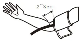 ALICN AES-U211 Arm Blood Pressure Monitor- Applying the Arm Cuff 3